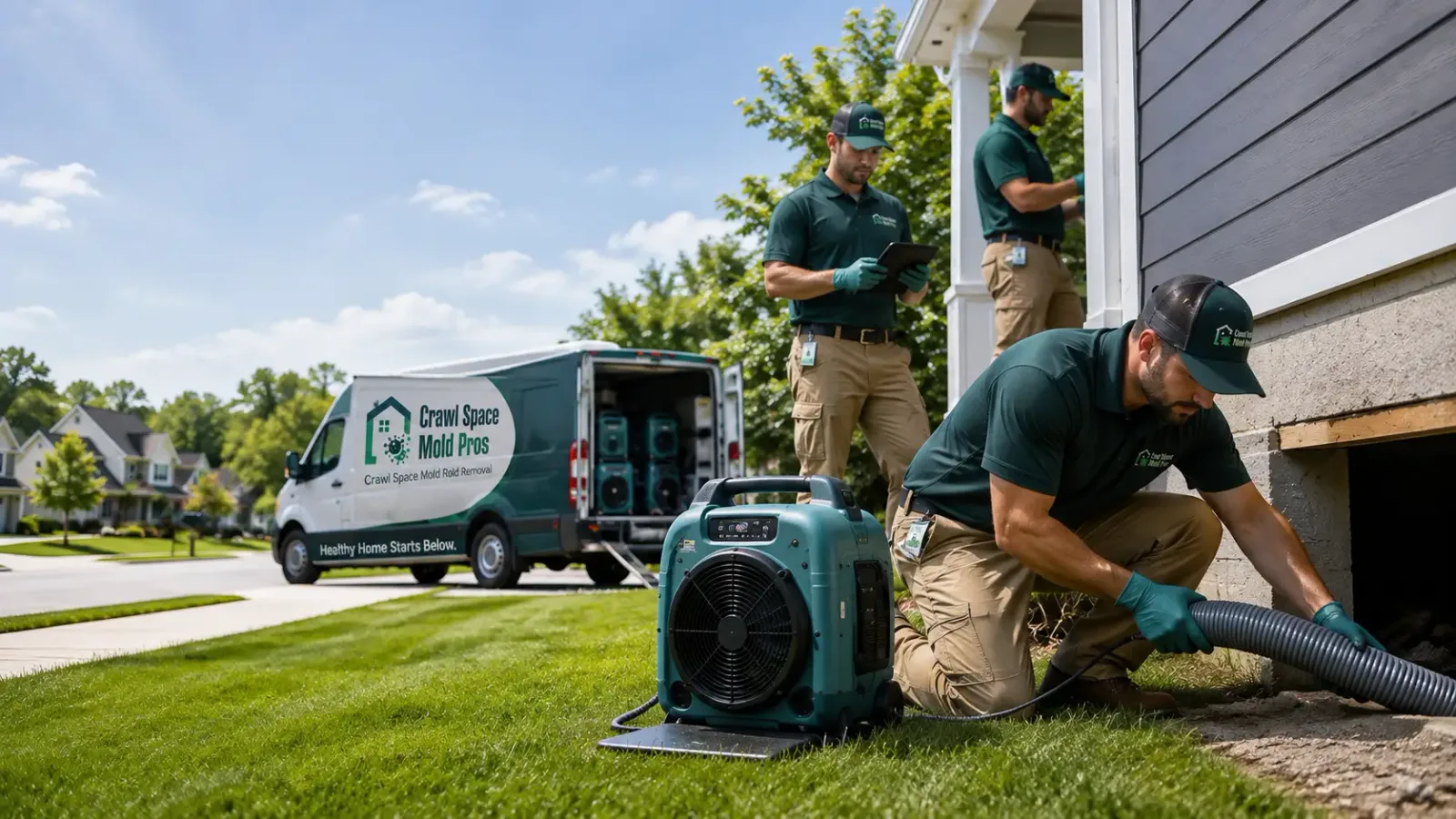 Crawl Space Mold Removal in Nottingham, MD